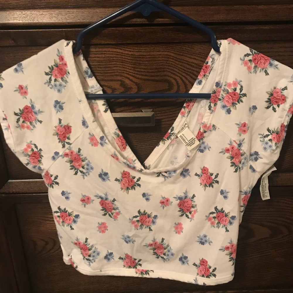 Forever 21 Floral Crop Top